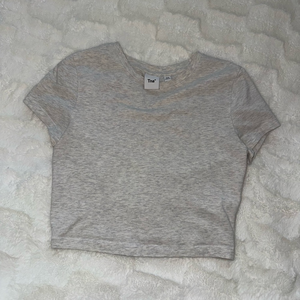 Grey Aritzia Crop Top